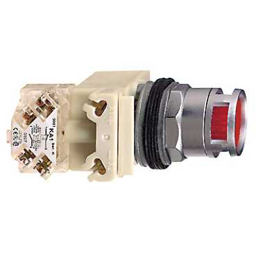 Купить SE Кнопка с подсветкой 30мм желтая 120В 9001K3L1RH13