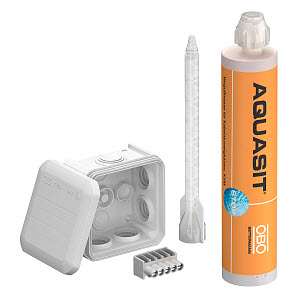 Купить OBO Bettermann Распределительная коробка Т40 с установочным набором (Aquasit, клемма), IP 68 2363012