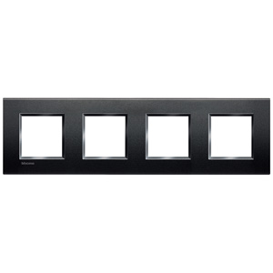 BT LL Антрацит Рамка прямоугольная, 2+2+2+2 мод LNA4802M4AR