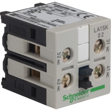 Купить SE Auxiliary contactors Блок вспомогательных контактов для миниконтактора 2НЗ LA1SK02