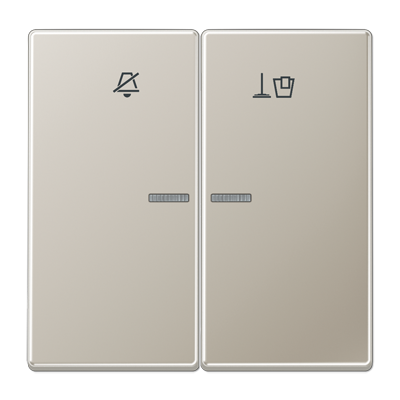 JUNG Клавиша для гостиничных выключателей 505KO5VEUM24 или 505KO5VEUM230, нержавеющая сталь ESRUKO5M