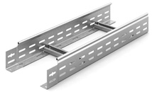 OSTEC Лестничный лоток замковый 200х80х6000, толщ. 1,5 мм, Сендзимир цинк