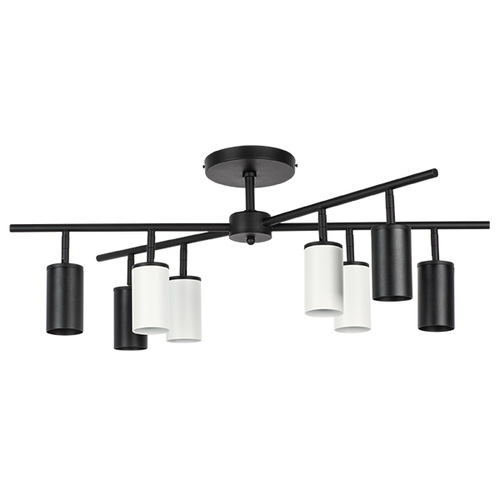 Lightstar LR728374364 Люстра RULLO 8х50W GU10 ЧЕРНЫЙ/БЕЛЫЙ (571728+214437-4+214436-4), шт