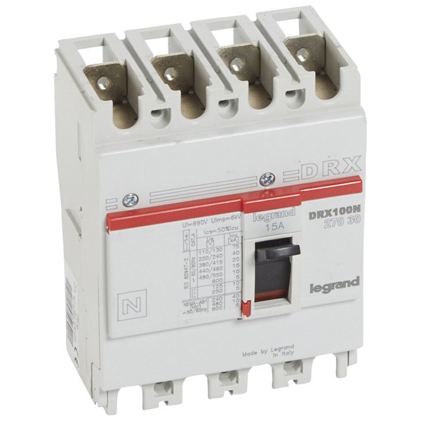 Legrand DRX125 термомагнитный 20A 4П 20KA 027031