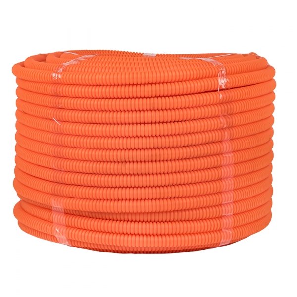 EKF PROxima Труба гофр. ПНД Plast с зондом d16мм (100м.) оранжевая