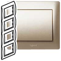 Купить Legrand Galea Life Титан Рамка 4-я верт 771408