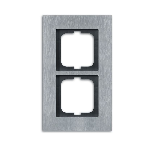 ABB BJE Carat Сталь Рамка 2-ая 2CKA001754A4255