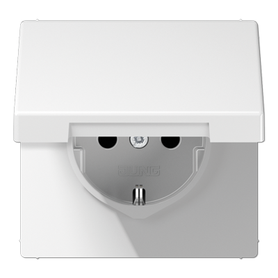 JUNG LS990 Штепсельная розетка Schuko 16A, 250V LS1521KLWW