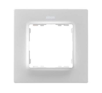 Simon S82 Concept Матовый белый, Рамка на 1 пост 8200617-090