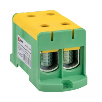 EKF PROxima Клемма силовая вводная двойная КСВ 35-150 желто-зеленая