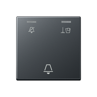JUNG Клавиша для гостиничных кнопочных модулей 531KO5EUM24 или 531KO5EUM230, матовый антрацит ACUKO5MANM