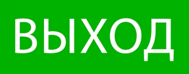 EKF PROxima Пиктограмма "Выход" 240х95мм (для SAFEWAY-10)