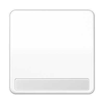 JUNG CD Белая Клавиша 1-ая с полем для надписи ударопрочная ударопрочная CD590NABFWW