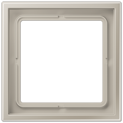 JUNG Нерж. Сталь (лак) Рамка 1-ая термопласт (ударопрочный) LSZES981BF