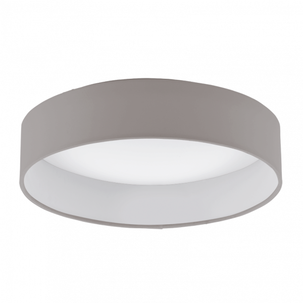Eglo Светодиодная люстра PALOMARO, 13,3W (LED), Ø320, пластик/текстиль серо-коричневый 93949