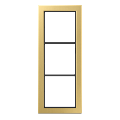 JUNG Рамка 3-кратная, латунь Classic FDME2983C