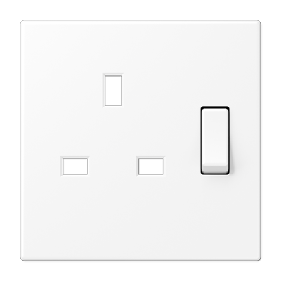 JUNG Накладка на механизм британского стандарта дюропласт белый матовый british standart BS2171WWMPL