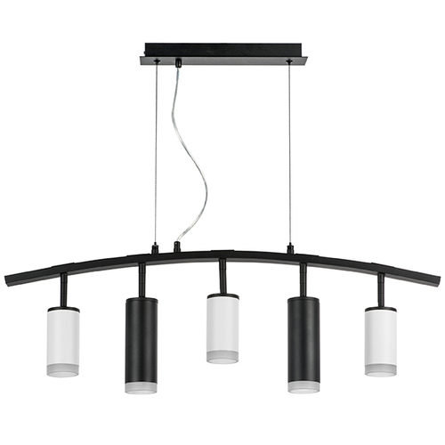 Lightstar LR7353638720 Люстра RULLO 5х50W GU10 ЧЕРНЫЙ/БЕЛЫЙ (571735+214436-3+214487-2+202430-5), шт