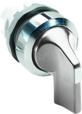 ABB Переключатель M2SS5-20U (длинная ручка) серый 2-х позиционный бе з подсветки (только корпус) 90# с фиксацией 1SFA611204R2007