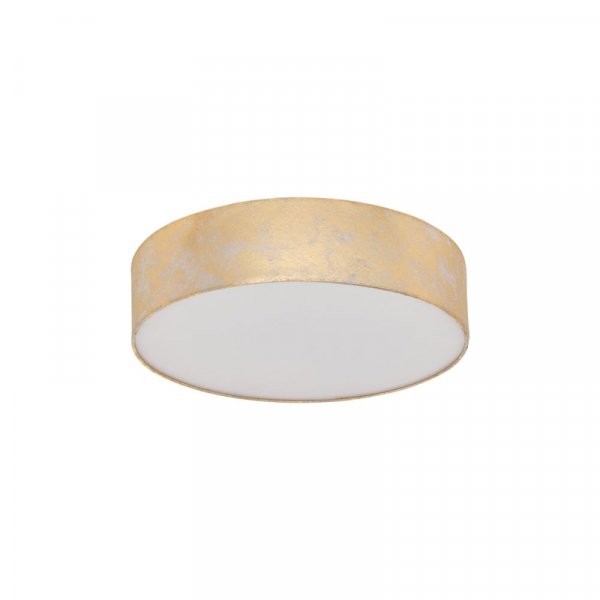 Eglo 97641 Потолочный светильник VISERBELLA, 1х60W (E27), 380, H110, cталь, шампань / текстиль, золотой