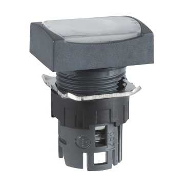 Купить SE Кнопка прямоугольная с подсветкой белая ZB6DF1