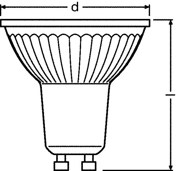 Купить Osram Лампа LED PAR16 GU10 4,8W 220V 850 4052899971721