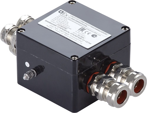 СТ Коробка соединительная взрывозащищенная LTJB-eP-2/1.1-[24x12]-[LT-BM-X2(2/0/2/0)]