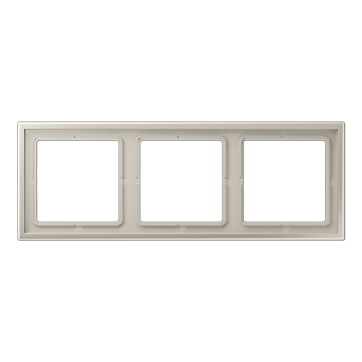 JUNG Нерж. Сталь (лак) Рамка 3-ая термопласт (ударопрочный) LSZES983BF