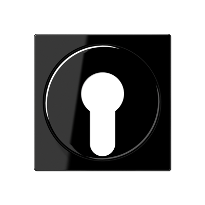 JUNG Крышка для выключателя с замком черный A528PLSW