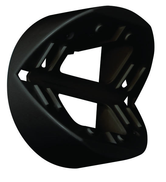 BEG Цоколь угловой (внешний угол) для  датчиков RC-plus next / чёрный 97024