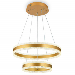 Ambrella Светильник светодиодный подвесной управляемый FA6178/2 GD золото 108W 3000K+6400K/3000K/6400K/4200K+4200K D500*630 (ПДУ РАДИО 2.4G)