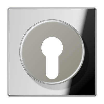 JUNG Крышка к выключателю для замочного механизма полированный хром GCR2928