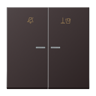 JUNG Клавиша для гостиничных выключателей 505KO5VEUM24 или 505KO5VEUM230, Dark ALRUKO5MD