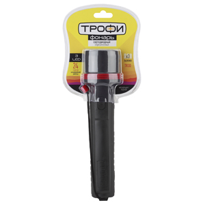 Купить ТРОФИ TR3D Фонарь 3xLED, 3*D, резина Б0019830
