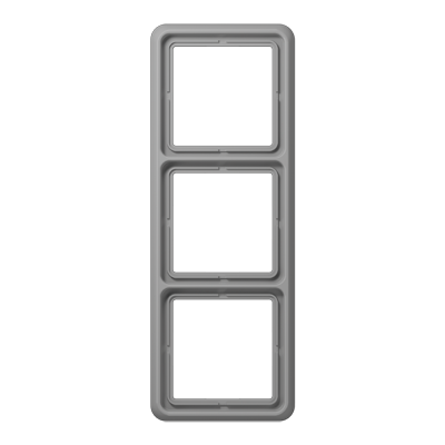 JUNG CD 500 Серая Рамка 3-ая CD583GR