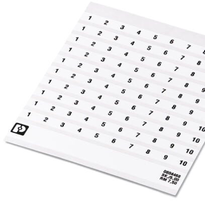 Phoenix Contact Маркировка для клеммных модулей SK 7,5/5:FORTL.ZAHLEN 11-20 0804468:0011