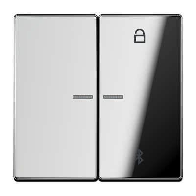 JUNG Таймер универсальный Bluetooth, хром GCR1751BT