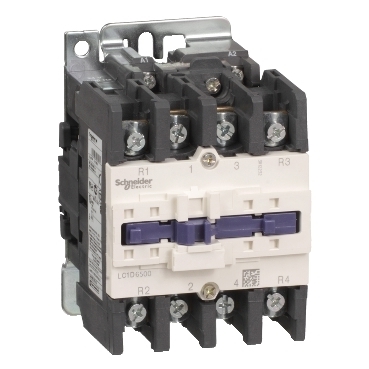 Купить SE Contactors D Контактор 4Р (2 НО + 2 НЗ),AC1 80А,110В 50/60Гц зажим под винт LC1D65008F7