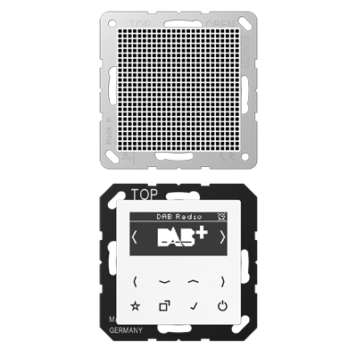 JUNG Цифровое радио DAB, белый DABA1WW