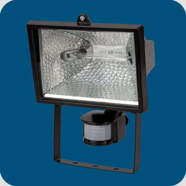 Italmac Прожектор галогенный 150W IP65 черный с датч. движ FL 150 s 02