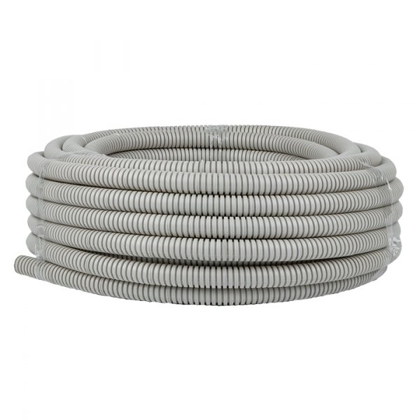 EKF PROxima Труба гофр. ПВХ Plast с зондом d20мм (25м.)