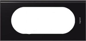 Купить Legrand Celiane Черное стекло Рамка 4/5 модуля 069305