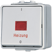 JUNG Аварийный выключатель для отопительных систем 10 AX 250 V ~ 602HW