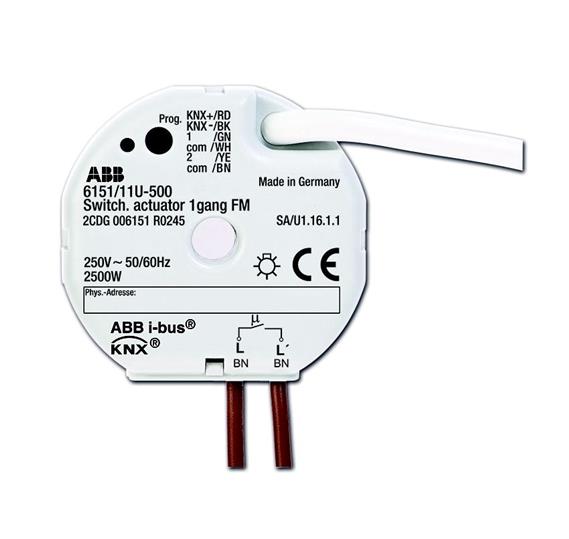 ABB 6151/11 U-500 Релейный активатор 1-канальный 16А, FM 2CKA006151A0245