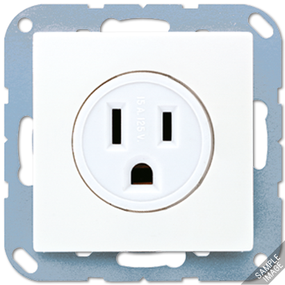 JUNG Розетка системы US-NEMA 15А 125V, слоновая кость A521-15