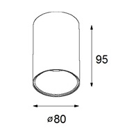 Купить Quest Light Светильник накладной, черный, под лампу GU10, IP20 Tubo 00 black