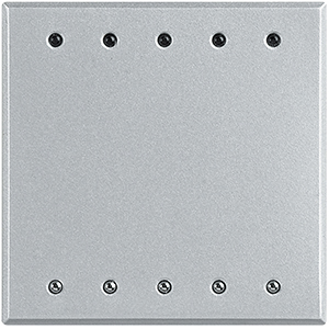 BT MH Axolute Алюминий Выключатель сенсорный для управ. активаторами, вызова сценариев, LED, 2 мод HC4653/2