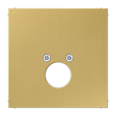 JUNG крышка для разъема акустических систем, латунь Classic ME2962-1C