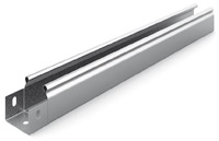 OSTEC Металлический лоток неперфорированный 50х50х3000, толщ. 0,7 мм, Сендзимир цинк