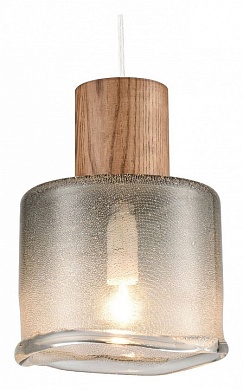 VELANTE 382-526-01 Подвес Натуральный камень/Дымчатый E27 1*40W